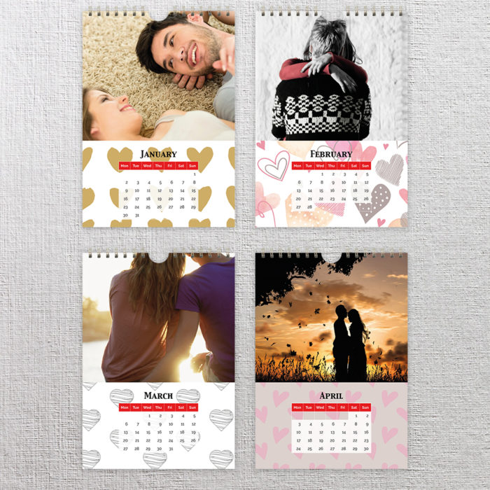 HEARTS 'Mini' Wall Calendar：圖片 3