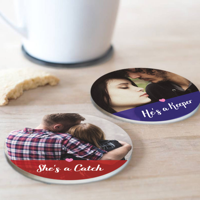 'CATCH + KEEPER' Coasters