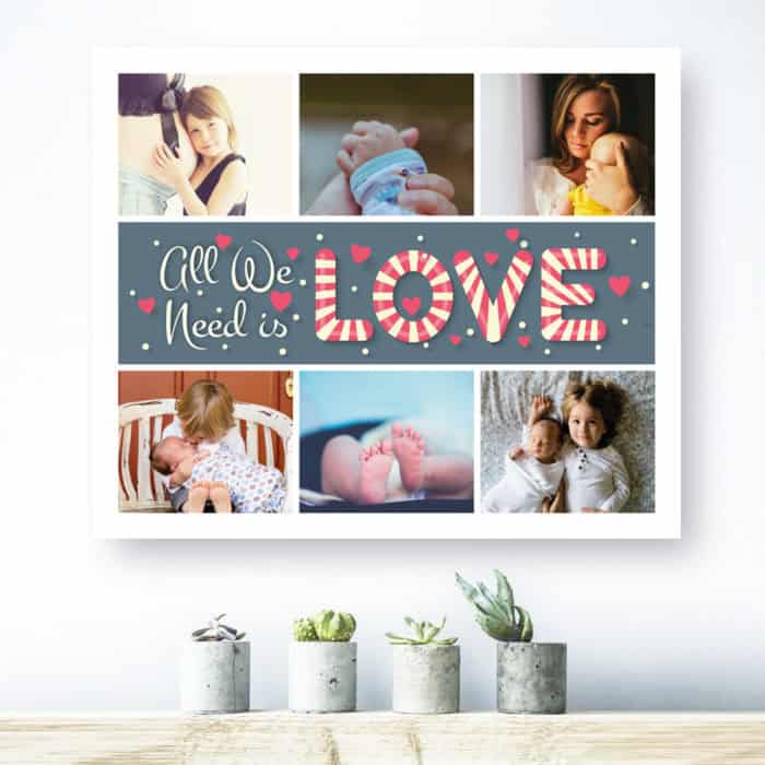 'ALL WE NEED' Canvas